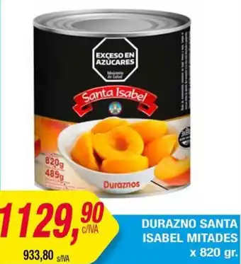 Maxiconsumo Durazno santa isabel mitades oferta