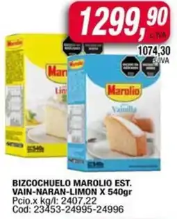 Maxiconsumo Bizcochuelo marolio est. vain-naran-limon oferta