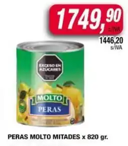 Maxiconsumo Peras molto mitades oferta