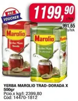 Maxiconsumo Yerba marolio trad-dorada oferta