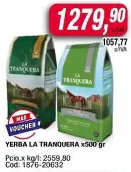 Maxiconsumo Yerba la tranquera oferta