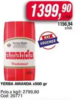 Maxiconsumo Yerba amanda oferta