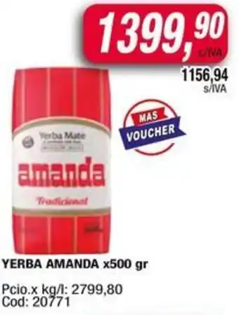 Maxiconsumo Yerba amanda oferta