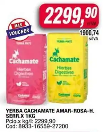 Maxiconsumo Yerba cachamate amar-rosa-h. serr oferta