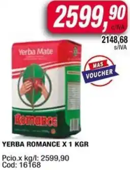 Maxiconsumo Yerba romance oferta