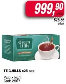 Maxiconsumo Te g.hills oferta