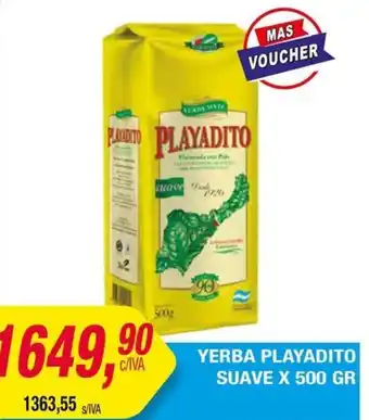 Maxiconsumo Yerba playadito suave oferta