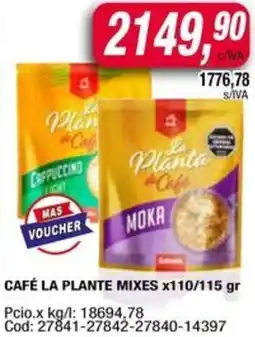 Maxiconsumo Café la plante mixes oferta