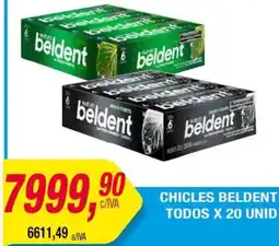 Maxiconsumo Chicles beldent todos oferta