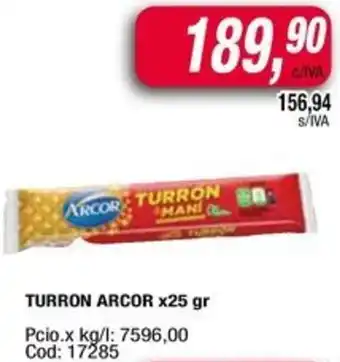 Maxiconsumo Turron arcor oferta