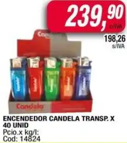 Maxiconsumo Encendedor candela transp. oferta