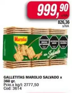 Maxiconsumo Galletitas marolio salvado oferta