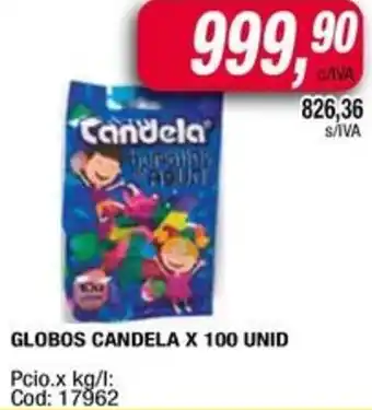 Maxiconsumo Globos candela oferta