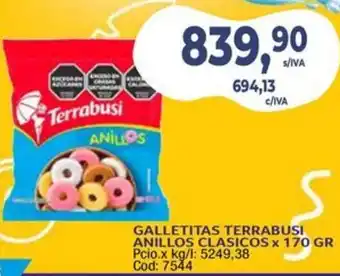 Maxiconsumo Galletitas terrabusi anillos clasicos oferta