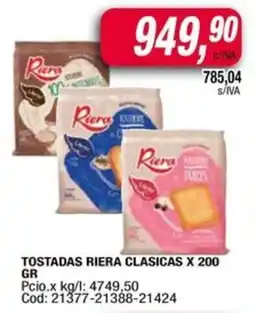 Maxiconsumo Tostadas riera clasicas oferta