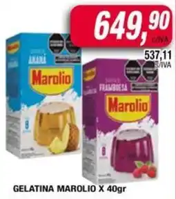 Maxiconsumo Gelatina marolio oferta