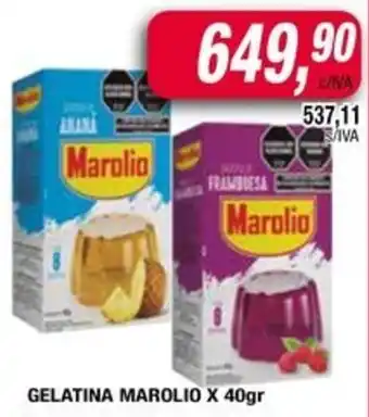 Maxiconsumo Gelatina marolio oferta