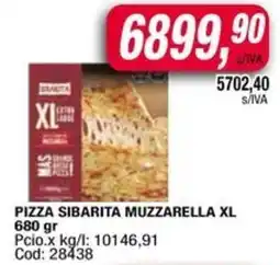 Maxiconsumo Pizza sibarita muzzarella xl oferta