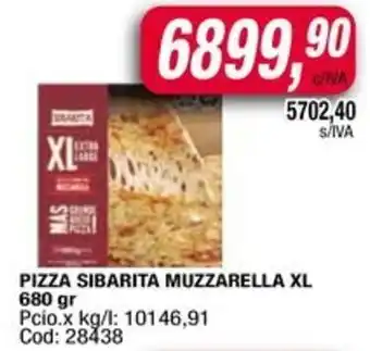 Maxiconsumo Pizza sibarita muzzarella xl oferta