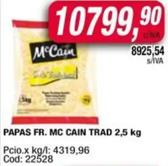 Maxiconsumo Papas fr. mc cain trad oferta