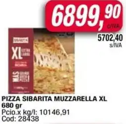 Maxiconsumo Pizza sibarita muzzarella xl oferta