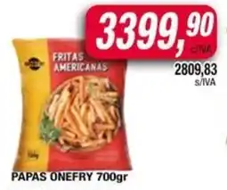 Maxiconsumo Papas onefry oferta