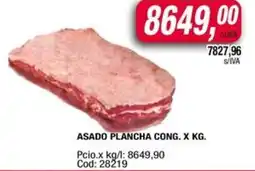 Maxiconsumo Asado plancha cong oferta