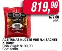 Maxiconsumo Aceitunas nucete vde oferta