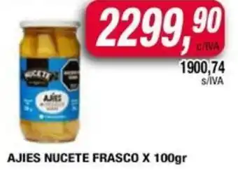 Maxiconsumo Ajies nucete frasco oferta