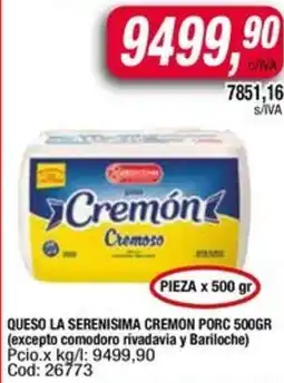 Maxiconsumo Cremon cremoso oferta