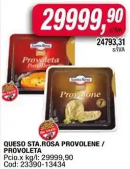 Maxiconsumo Queso sta.rosa provolene / provoleta oferta