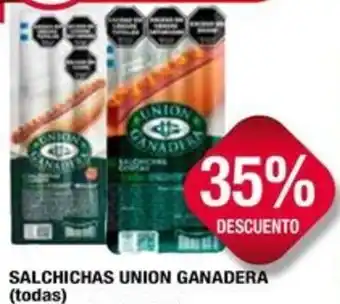 Maxiconsumo Salchichas union ganadera oferta