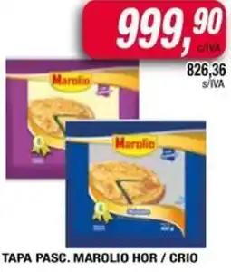 Maxiconsumo Tapa pasc. marolio hor/crio oferta