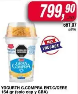 Maxiconsumo Yogurth g.compra ent.c/cere oferta