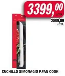 Maxiconsumo Cuchillo simonagio p.pan cook oferta