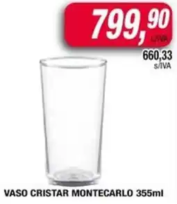 Maxiconsumo Vaso cristar montecarlo oferta