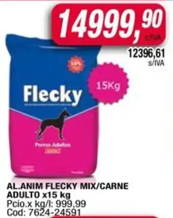 Maxiconsumo Al.anim flecky mix/carne adulto oferta