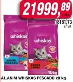 Maxiconsumo Al.anim whiskas pescado oferta