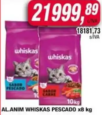 Maxiconsumo Al.anim whiskas pescado oferta