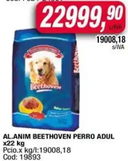 Maxiconsumo Al.anim beethoven perro adul oferta