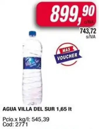 Maxiconsumo Agua villa del sur oferta