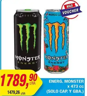 Maxiconsumo Energ. monster oferta