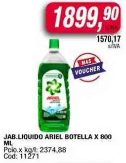 Maxiconsumo Ariel jab.liquido botella oferta