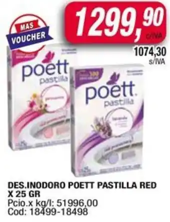 Maxiconsumo Des.inodoro poett pastilla red oferta