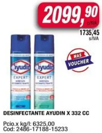 Maxiconsumo Ayudin desinfectante oferta