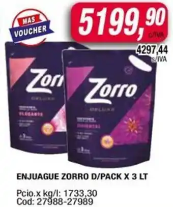 Maxiconsumo Enjuague zorro d/pack oferta