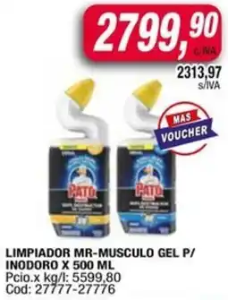 Maxiconsumo Limpiador mr-musculo gel p/ inodoro oferta