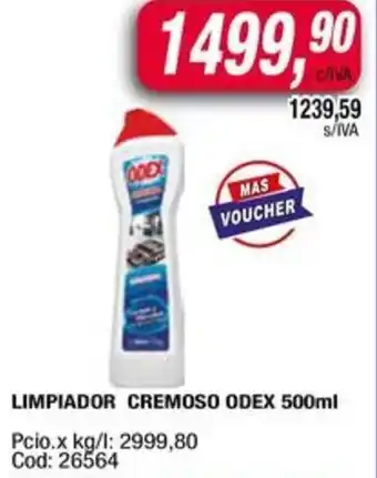 Maxiconsumo Odex limpiador cremoso oferta