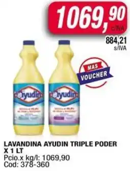 Maxiconsumo Lavandina ayudin triple poder oferta