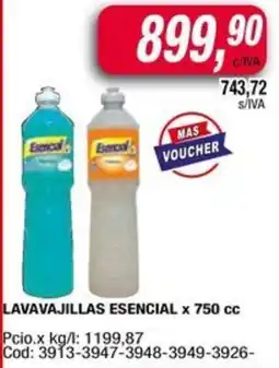 Maxiconsumo Esencial lavavajillas oferta